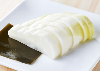 昆布〆大根